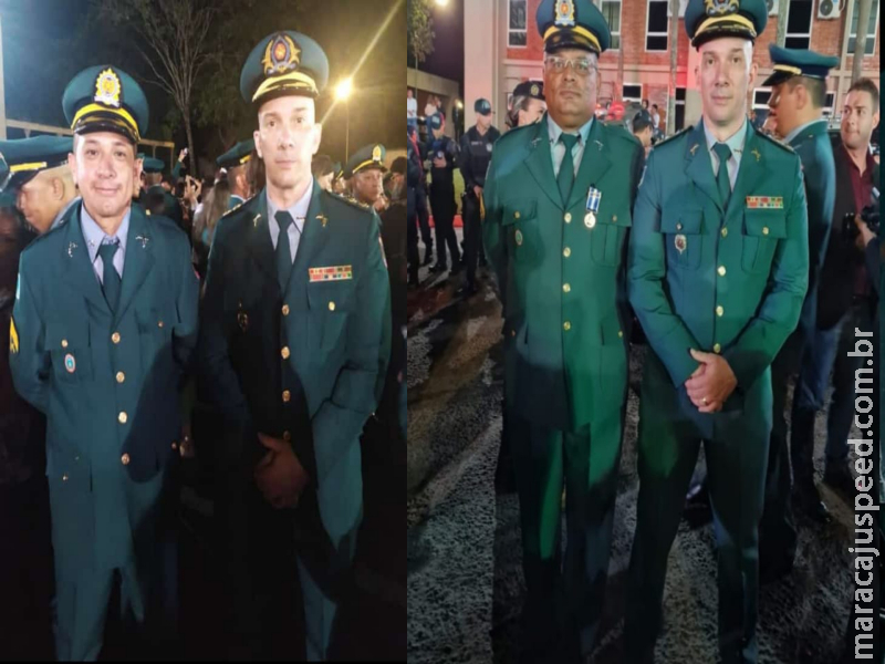 Policiais militares de Maracaju recebem honraria e promoção em solenidade de formatura realizada na capital Campo Grande Policiais militares de Maracaju recebem honraria e promoção em solenidade de formatura realizada na capital Campo Grande