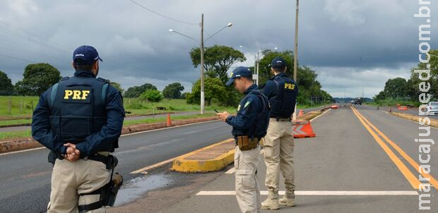 PRF registra quatro mortes nas rodovias federais de MS no feriadão