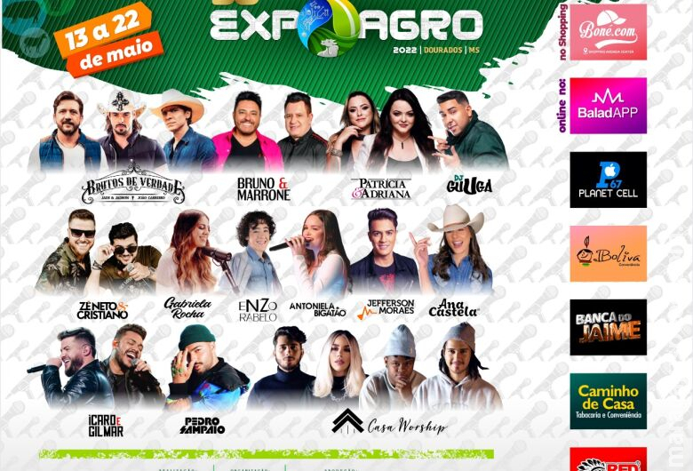 Shows da 56ª Expoagro vão contemplar sertanejo, pop, eletrofunk e gospel