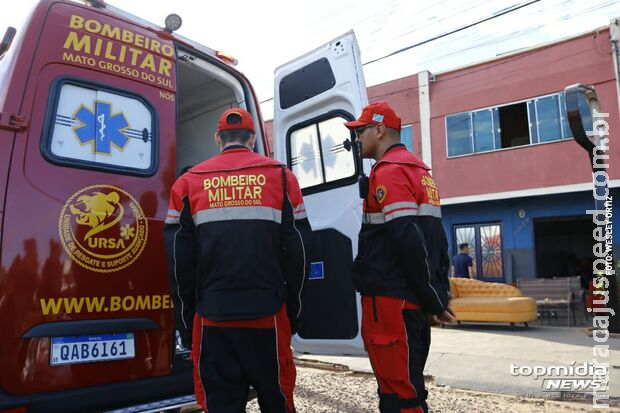 Telhado cede durante manutenção e idoso fica em estado grave em Campo Grande