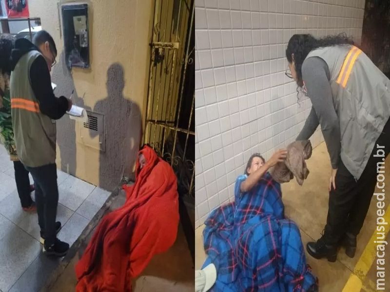 Assistência social aborda 16 pessoas em situação de rua na madrugada deste sábado Assistência social aborda 16 pessoas em situação de rua na madrugada deste sábado