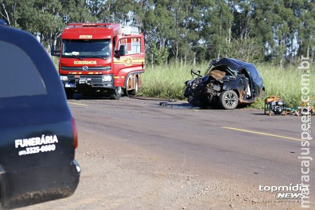 Campo-grandense morre após acidente na BR-487 Campo-grandense morre após acidente na BR-487