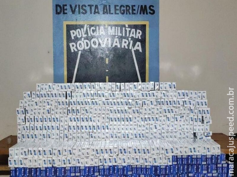 Carga de contrabando é apreendida na MS-164