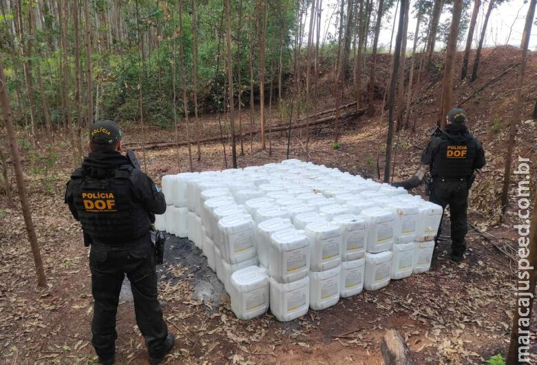 Carga de defensivo agrícola avaliada em R$ 3 milhões é apreendida em MS Carga de defensivo agrícola avaliada em R$ 3 milhões é apreendida em MS