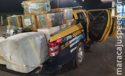 Carga de descaminho avaliada em mais de R$ 40 mil é apreendida na MS-134 Carga de descaminho avaliada em mais de R$ 40 mil é apreendida na MS-134