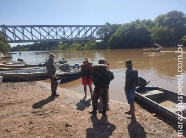 Corpo de homem ocupante de embarcação que virou no Rio Salobra em MS é encontrado