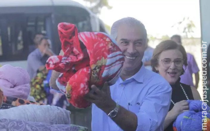 Governo do Estado inicia entrega de 80 mil cobertores em MS Governo do Estado inicia entrega de 80 mil cobertores em MS