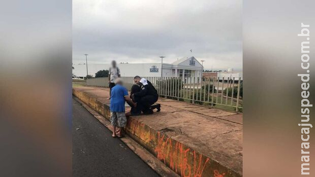Guarda municipal e amigo salvam mulher em ponte de Campo Grande Guarda municipal e amigo salvam mulher em ponte de Campo Grande