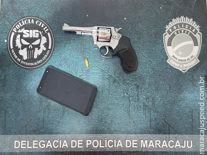 Maracaju: Polícia Civil de Maracaju prende suspeito de homicídio em flagrante por posse de arma de fogo