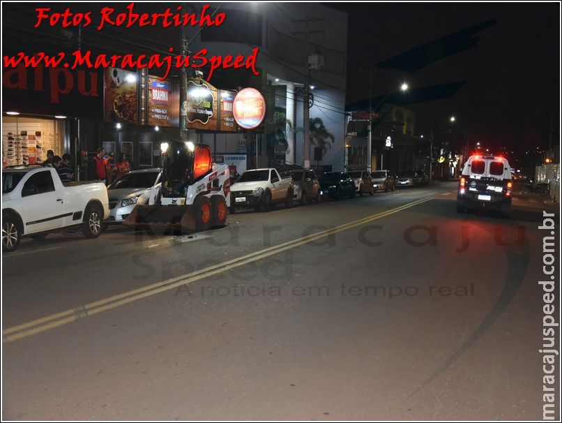 Maracaju: Polícia Militar atende ocorrência de colisão de veículo e maquinário pesado na região central, mas condutor de veículo foi tido como incerto Maracaju: Polícia Militar atende ocorrência de colisão de veículo e maquinário pesado na região central, mas condutor de veículo foi tido como incerto