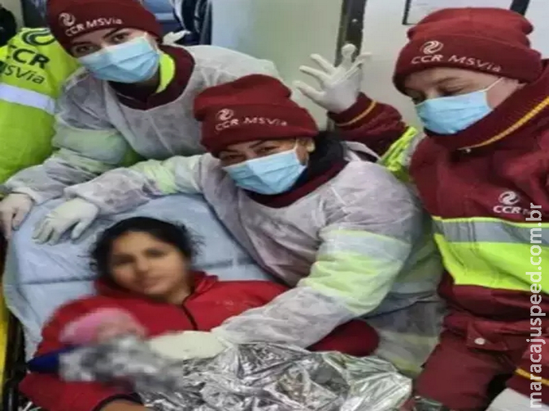 Mulher dá à luz na BR-163/MS, na Capital Mulher dá à luz na BR-163/MS, na Capital