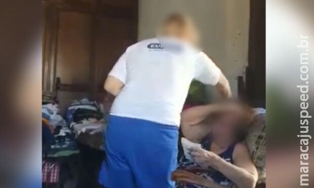 Mulher é proibida de chegar perto de mãe agredida em Corumbá Mulher é proibida de chegar perto de mãe agredida em Corumbá