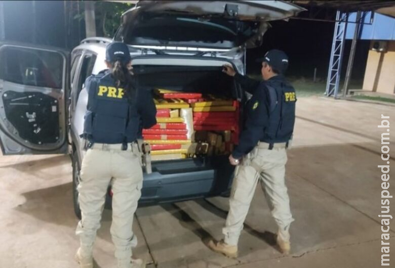 Polícia apreende mais de 700kg de maconha e recupera veículo Polícia apreende mais de 700kg de maconha e recupera veículo