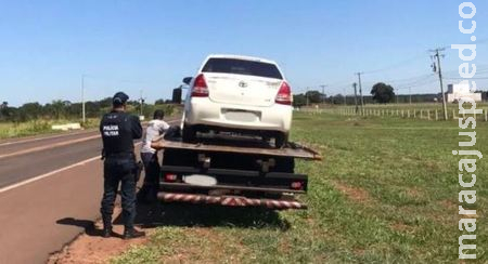 Por transporte irregular de passageiros, veículo é apreendido na BR 060 em Sidrolândia