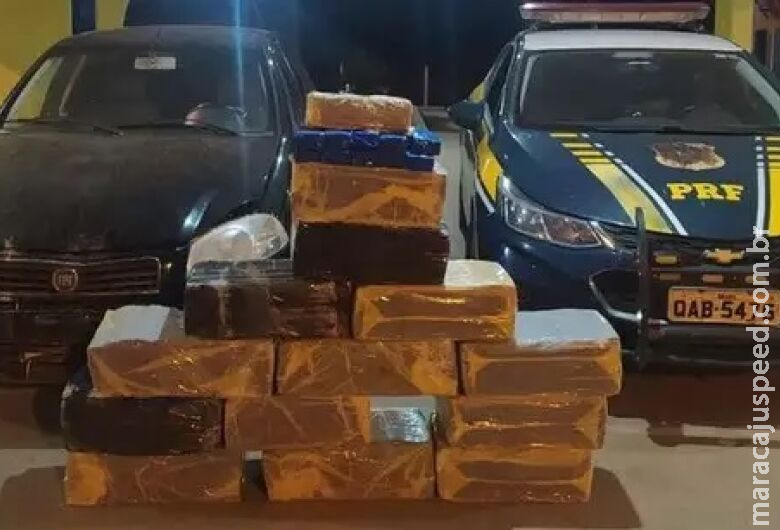 Traficante é preso com 313 quilos de maconha após perseguição Traficante é preso com 313 quilos de maconha após perseguição