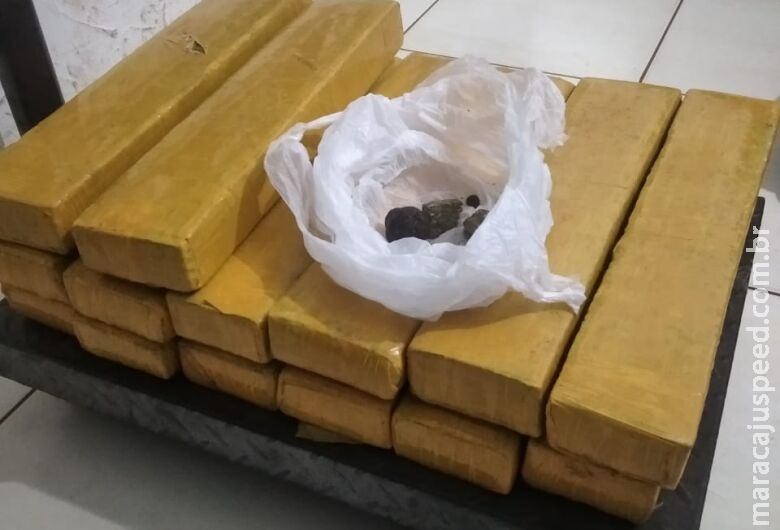 Adolescente é apreendido com mais de 26 quilos de maconha Adolescente é apreendido com mais de 26 quilos de maconha