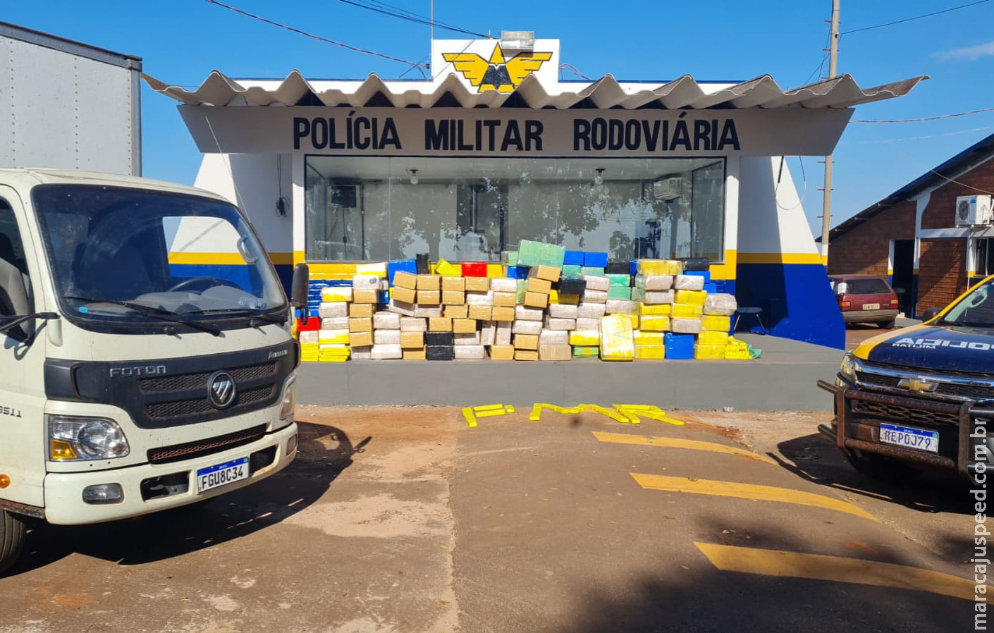Carga de maconha apreendida em MS é avaliada em R$ 9,5 milhões Carga de maconha apreendida em MS é avaliada em R$ 9,5 milhões