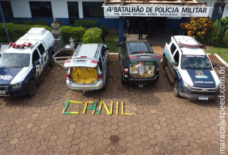 Carga de maconha avaliada em R$ 4,5 milhões é apreendida em Ponta Porã Carga de maconha avaliada em R$ 4,5 milhões é apreendida em Ponta Porã