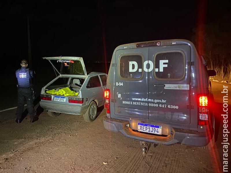 DOF prende casal com mais 185 quilos de drogas indo para o interior de São Paulo DOF prende casal com mais 185 quilos de drogas indo para o interior de São Paulo