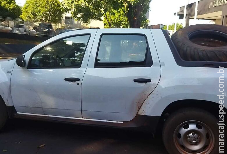 Dois são presos transportando drogas em pneu de trator