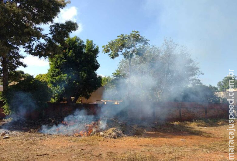 Foragido da justiça é capturado após denúncia de queimada em terreno Foragido da justiça é capturado após denúncia de queimada em terreno