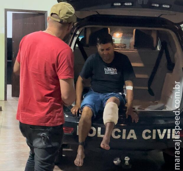 Homem dá tiro em desafeto, tenta encarar a Polícia e acaba baleado em Nova Andradina Homem dá tiro em desafeto, tenta encarar a Polícia e acaba baleado em Nova Andradina