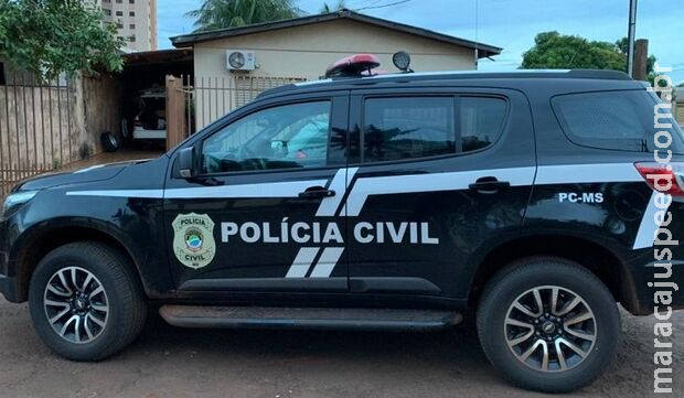 Homem é preso após agredir a mãe com vários tapas em MS