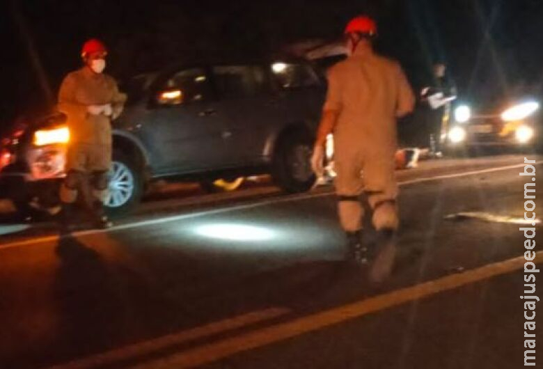 Homem morre atropelado por Pajero em rodovia de MS Homem morre atropelado por Pajero em rodovia de MS