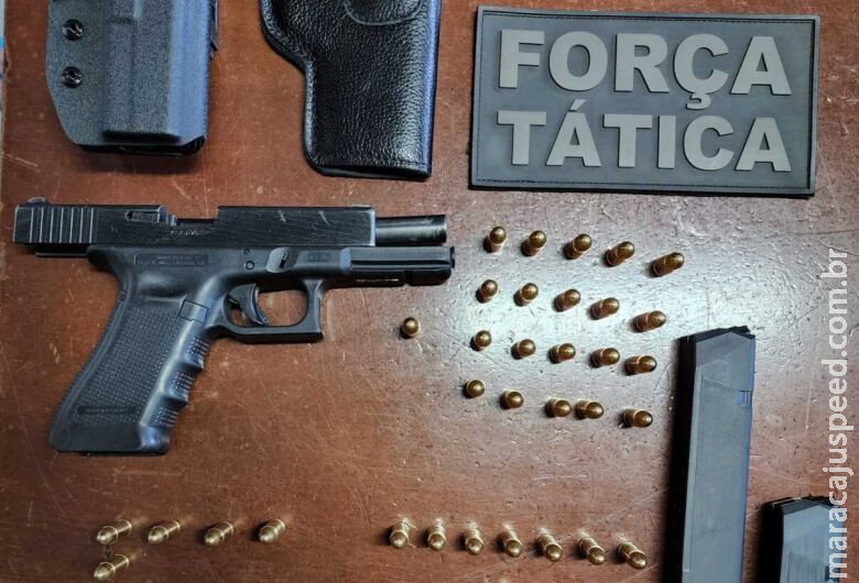 Morador de residencial é preso por posse irregular de arma de fogo Morador de residencial é preso por posse irregular de arma de fogo