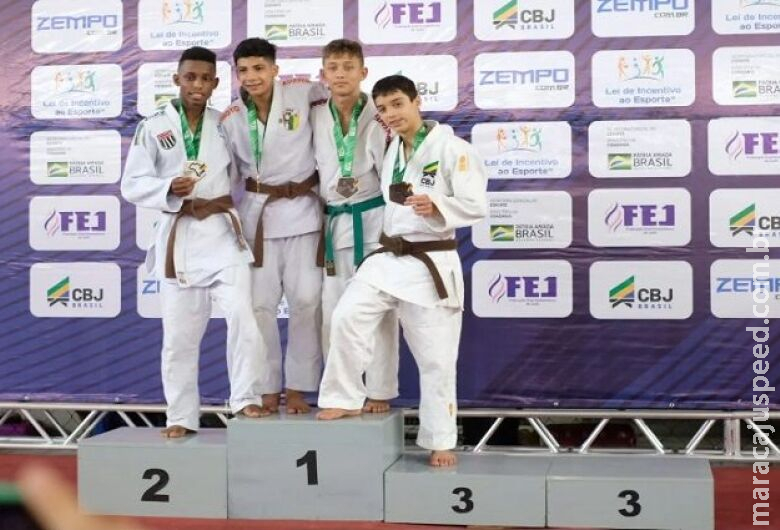 MS termina o Brasileiro Sub-18 de Judô com cinco medalhas