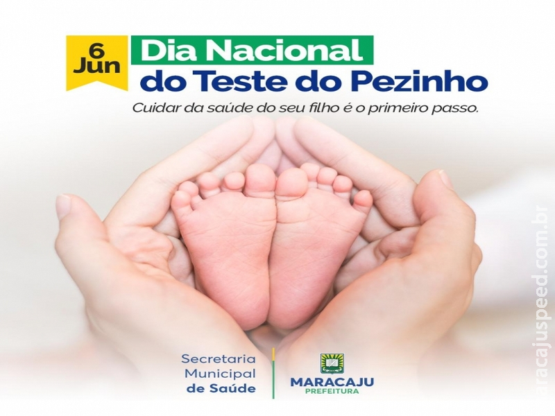 No Dia Nacional do Teste do Pezinho, Prefeitura de Maracaju destaca importância no diagnóstico de doenças raras