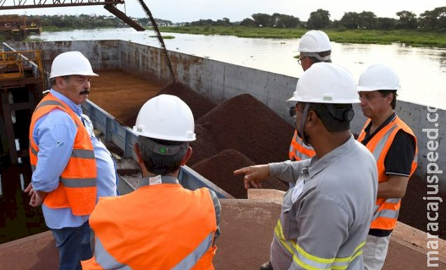 Nova mineradora de MS exportará 500 mil toneladas de minério Nova mineradora de MS exportará 500 mil toneladas de minério