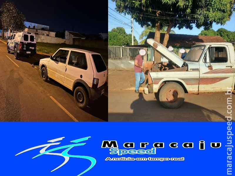 Polícia Militar em ação rápida recupera dois veículos furtados em menos de 24 horas em Maracaju