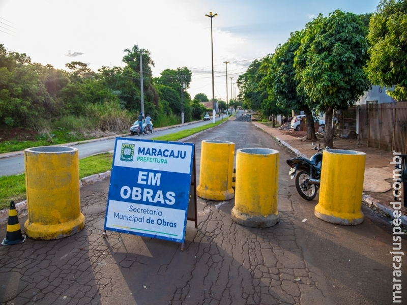 Prefeitura de Maracaju realiza intervenção na ponte da Avenida Osvaldo Cardoso, visando ampliar segurança de pedestres e motoristas