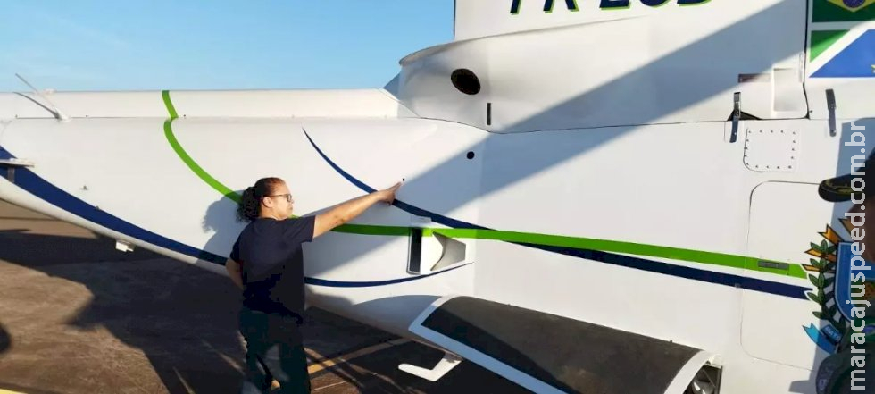 Secretaria diz que helicóptero foi atingido por tiro ao sobrevoar área ocupada por indígenas Secretaria diz que helicóptero foi atingido por tiro ao sobrevoar área ocupada por indígenas