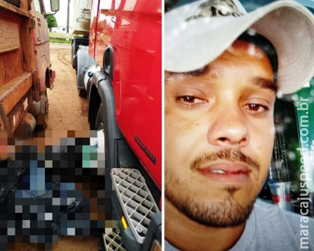 Trabalhador morre prensado por caçamba de caminhão em Itaquiraí Trabalhador morre prensado por caçamba de caminhão em Itaquiraí