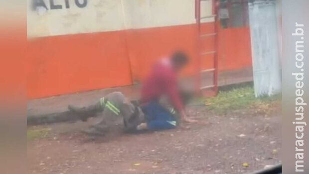 Trabalhadores saem na porrada durante expediente em Ponta Porã Trabalhadores saem na porrada durante expediente em Ponta Porã