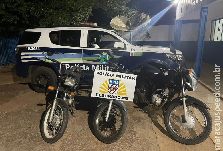 Três motos são apreendidas durante ação de fiscalização em Eldorado Três motos são apreendidas durante ação de fiscalização em Eldorado