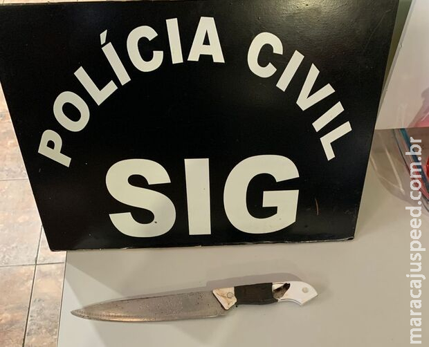 Adolescente é apreendido após esfaquear homem em Nova Andradina Adolescente é apreendido após esfaquear homem em Nova Andradina