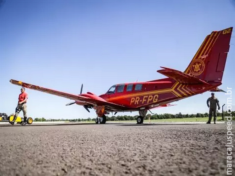 Com avião e drones, bombeiros fazem buscas por trabalhador que desapareceu em fazenda de MS