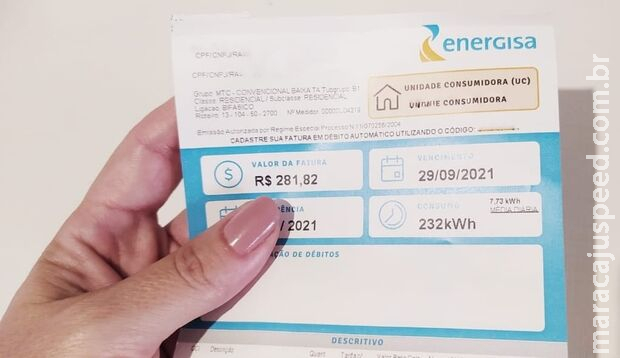 Conta de energia vai ficar mais barata após redução no imposto em MS Conta de energia vai ficar mais barata após redução no imposto em MS