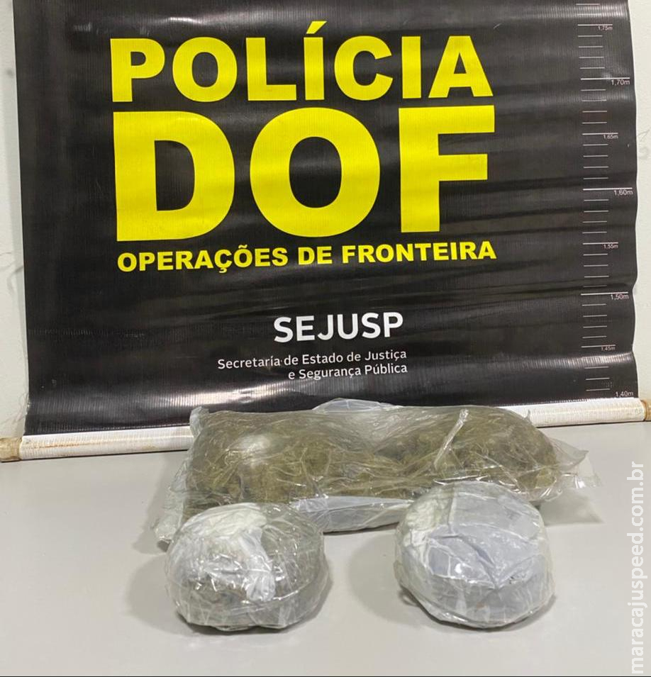 DOF prende duas mulheres com droga presa ao corpo em Amambai