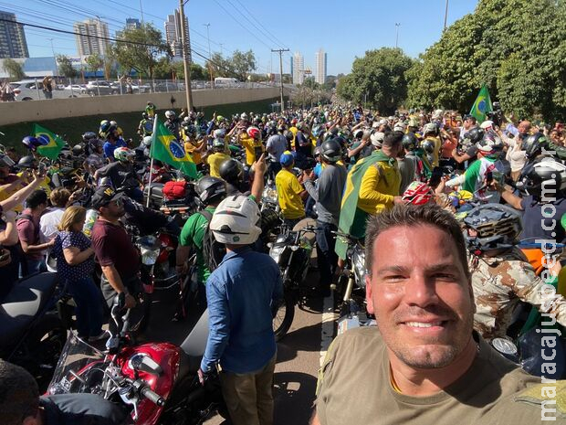 "Essa é a nossa força em prol do Brasil", diz Contar ao agradecer motociata com Bolsonaro "Essa é a nossa força em prol do Brasil", diz Contar ao agradecer motociata com Bolsonaro