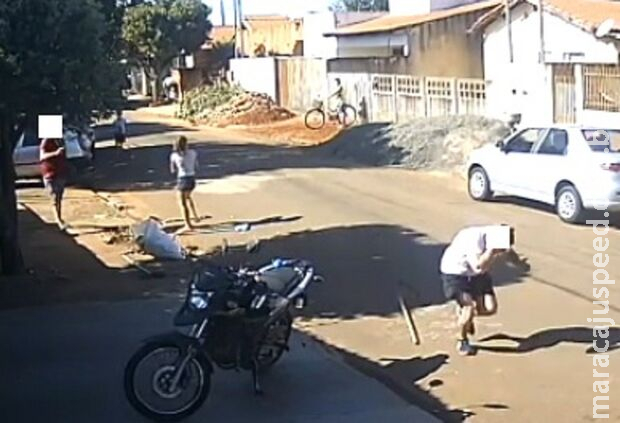 Homem atira no rosto do vizinho após discussão por limpeza de calçada em Chapadão do Sul Homem atira no rosto do vizinho após discussão por limpeza de calçada em Chapadão do Sul