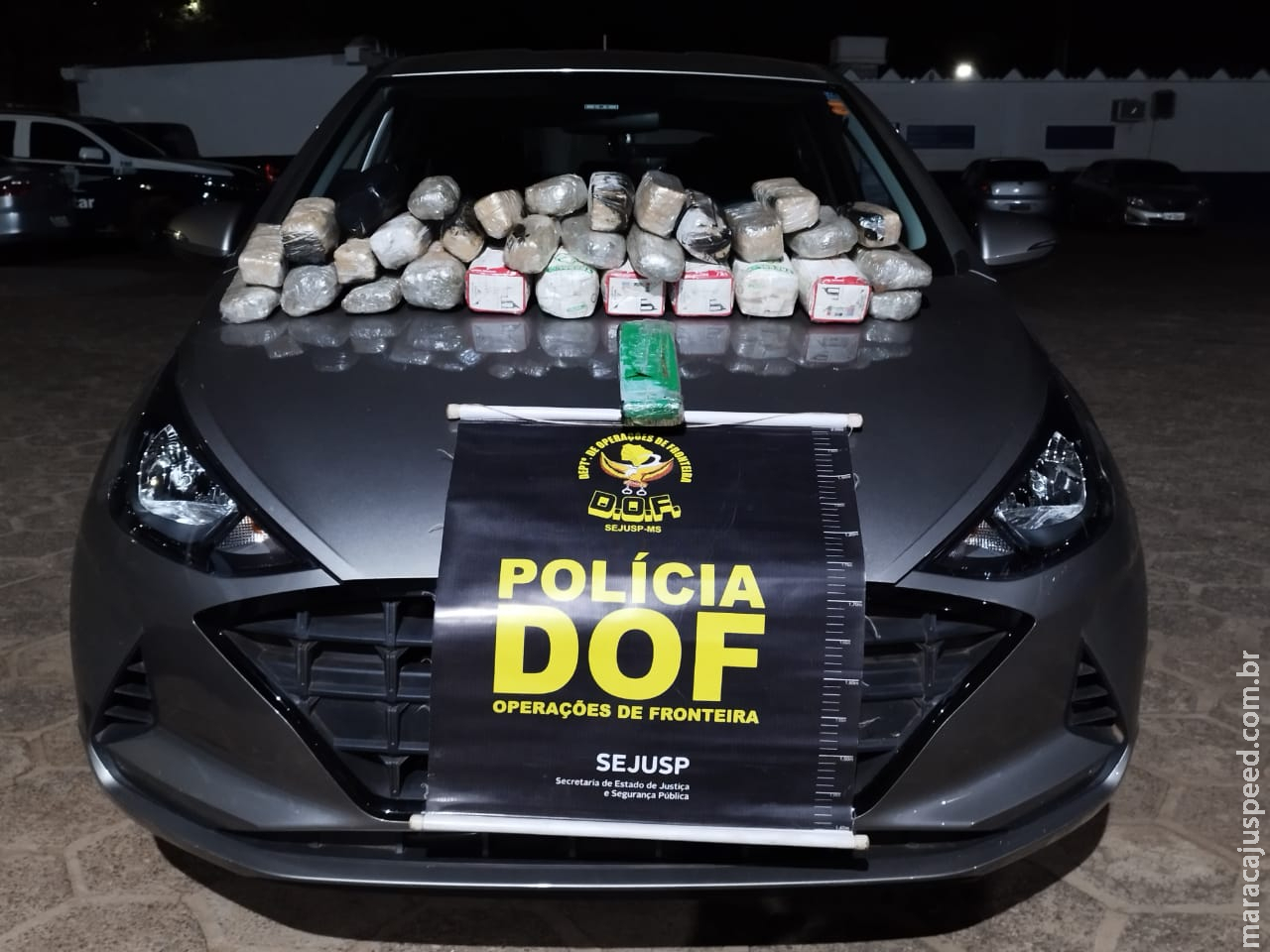 Homem que transportava drogas para SP é preso na MS-156 Homem que transportava drogas para SP é preso na MS-156
