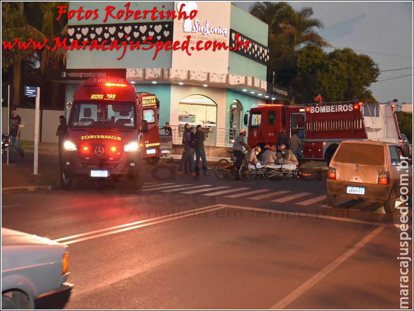 Maracaju: Bombeiros e Polícia Militar atendem acidente de colisão entre caminhonete e motocicleta na região central Maracaju: Bombeiros e Polícia Militar atendem acidente de colisão entre caminhonete e motocicleta na região central