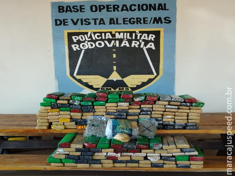 Maracaju: Polícia Militar Rodoviária apreende carga de maconha na MS-164