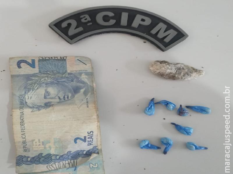 Maracaju: Traficante é preso pela a Polícia Militar no conjunto Ilha Bela 2 Maracaju: Traficante é preso pela a Polícia Militar no conjunto Ilha Bela 2