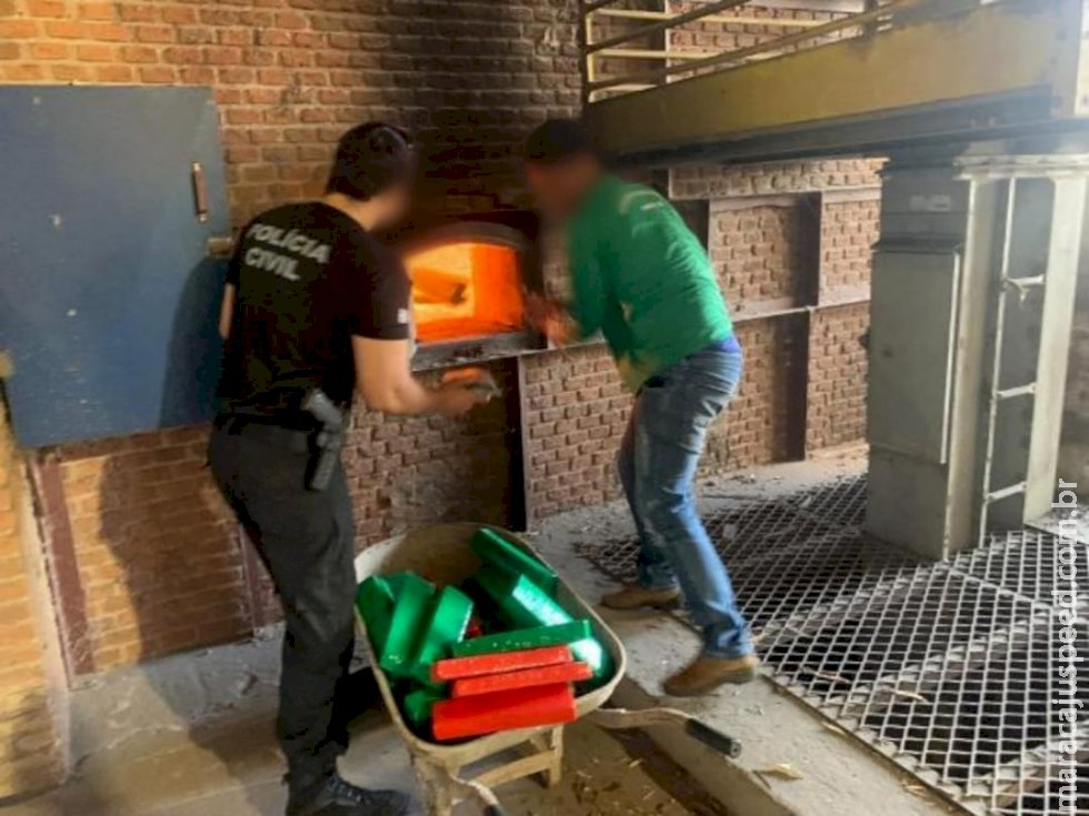 Polícia Civil incinera quase 3 toneladas de drogas apreendidas em Caarapó região Polícia Civil incinera quase 3 toneladas de drogas apreendidas em Caarapó região