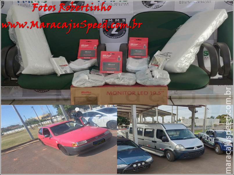Polícia Militar de Maracaju apreende pneus, eletrônicos e diversos outros produtos oriundos do contrabando e descaminho em desenvoltura da Operação Hórus Polícia Militar de Maracaju apreende pneus, eletrônicos e diversos outros produtos oriundos do contrabando e descaminho em desenvoltura da Operação Hórus